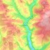 Allfeld topographic map, elevation, terrain