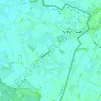 Groote Horst topographic map, elevation, terrain