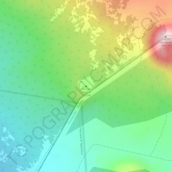 Volcán Pajonal topographic map, elevation, terrain