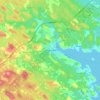 Mahone Bay topographic map, elevation, terrain