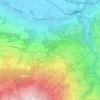 Le Fréney topographic map, elevation, terrain