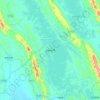 Rangamati topographic map, elevation, terrain