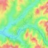 Le Treuil topographic map, elevation, terrain