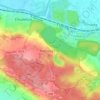 Hornická Čtvrť topographic map, elevation, terrain