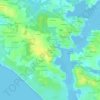 Locquénin topographic map, elevation, terrain