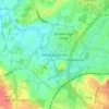 Wickhurst Green topographic map, elevation, terrain