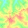 Saraya topographic map, elevation, terrain