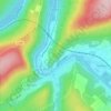 Roche Bayart topographic map, elevation, terrain