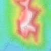 Mount Harington topographic map, elevation, terrain