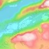 Egland topographic map, elevation, terrain