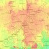 Bangalore Urban topographic map, elevation, terrain