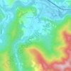 Scortica topographic map, elevation, terrain