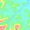 Burrinho topographic map, elevation, terrain