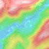 Nordfjord topographic map, elevation, terrain