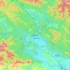 Baise topographic map, elevation, terrain
