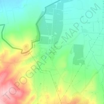 Kafr Hom topographic map, elevation, terrain
