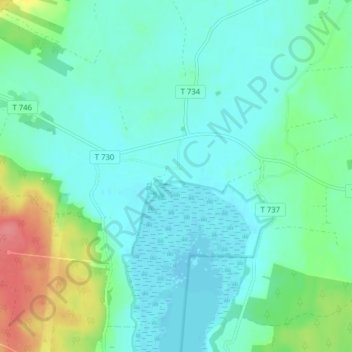 Älgesta topographic map, elevation, terrain