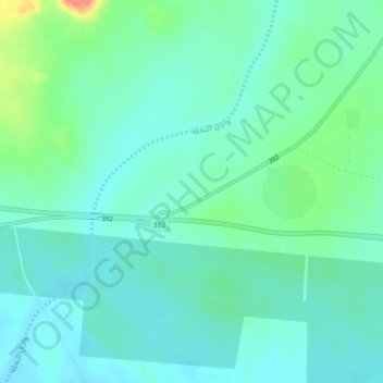 Neom topographic map, elevation, terrain