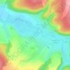 La Trace topographic map, elevation, terrain