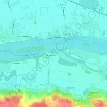 Le Mouton topographic map, elevation, terrain