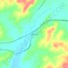 Meckering topographic map, elevation, terrain