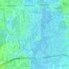 Pablo Keys topographic map, elevation, terrain