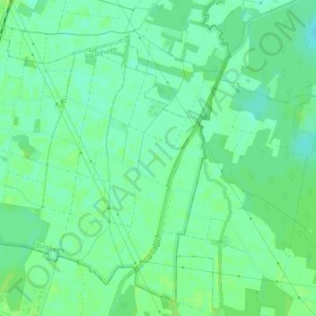 Katzenellenbogen topographic map, elevation, terrain