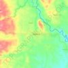 Sawata topographic map, elevation, terrain