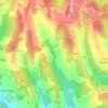 Font d'en Jou topographic map, elevation, terrain