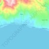 Maasim topographic map, elevation, terrain