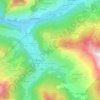 Les Fauges topographic map, elevation, terrain