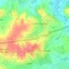 Moor topographic map, elevation, terrain