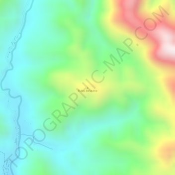 Buttu Balatana topographic map, elevation, terrain