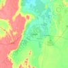 Ouargla topographic map, elevation, terrain