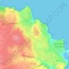 Kertugal topographic map, elevation, terrain