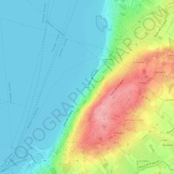 Ruth topographic map, elevation, terrain