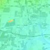 小汤山镇 topographic map, elevation, terrain