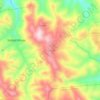 Zacatipa topographic map, elevation, terrain