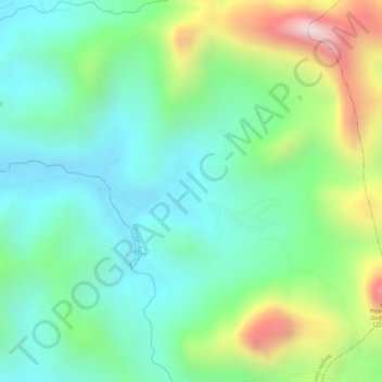 Córrego do Bom Sucesso topographic map, elevation, terrain