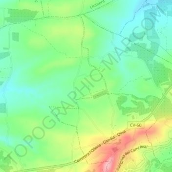 Barraix topographic map, elevation, terrain