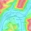Mézy topographic map, elevation, terrain