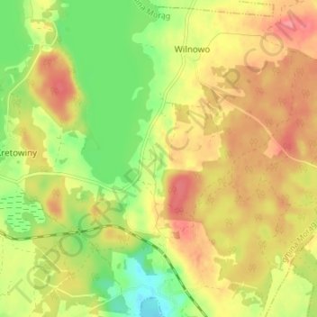 Vogelgesang topographic map, elevation, terrain