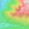 Monte Corno topographic map, elevation, terrain