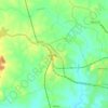 Jasidih topographic map, elevation, terrain