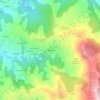 Melendreros topographic map, elevation, terrain