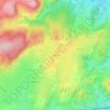 En Chaumont topographic map, elevation, terrain