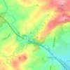 Ragonde topographic map, elevation, terrain