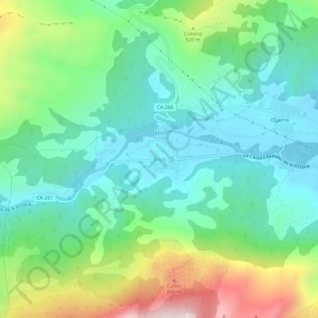 Riva topographic map, elevation, terrain