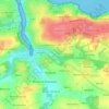 Brehuel topographic map, elevation, terrain