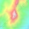 Mount Halau-halau topographic map, elevation, terrain